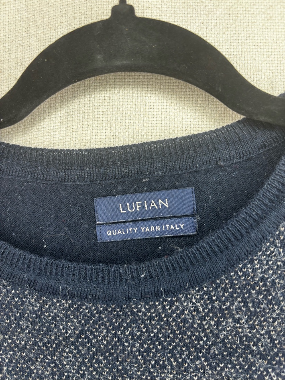 Lufian quality yarn Italy women’s large sweater - Picture 3 of 6